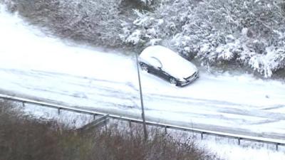 Stranded car