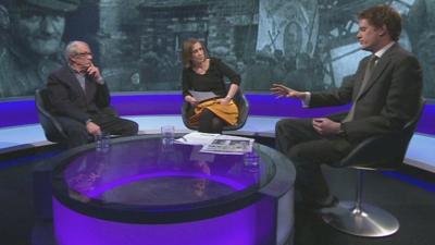 Ken Loach, Kirsty Wark, Tristram Hunt