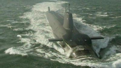 Trident submarine