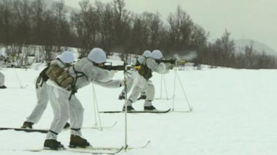 Training in the Arctic circle