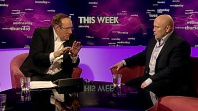 Andrew Neil and Brian Moore