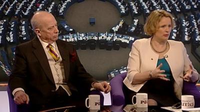 Godfrey Bloom and Vicky Ford