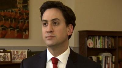 Labour leader Ed Miliband