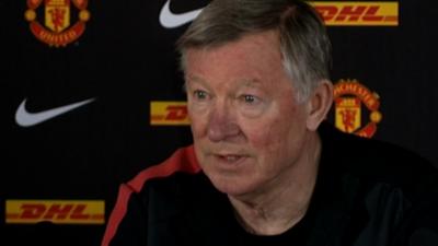 Manchester United manager Sir Alex Ferguson