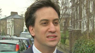 Labour leader Ed Miliband