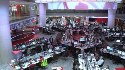 New Broadcasting House newsroom