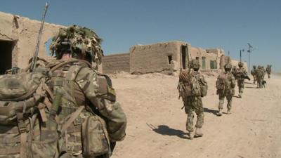 British troops in Afghanistan