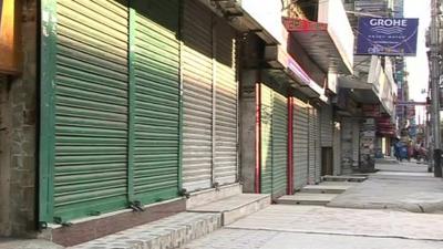 Shops have been closed across Bangladesh