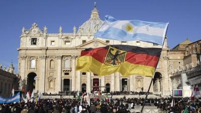 Crowds at the Vatican