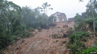 Landslide in Petropolis