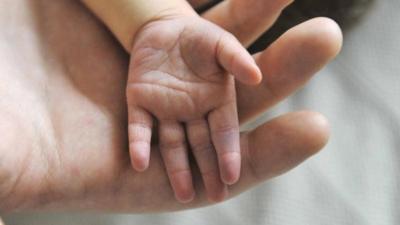 A baby's hand