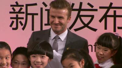 David Beckham in China