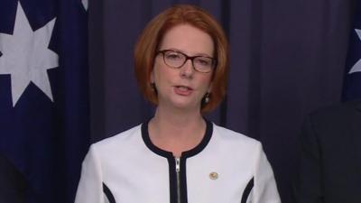 Australian PM Julia Gillard