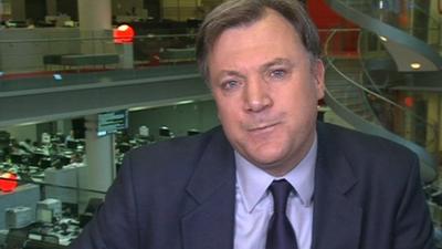 Shadow Chancellor Ed Balls