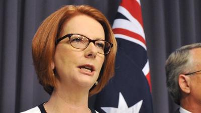 Australia's Prime Minister Julia Gillard