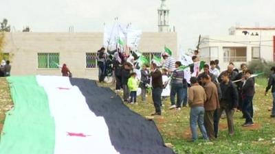 Funeral in the Jordanian town of Ramtha