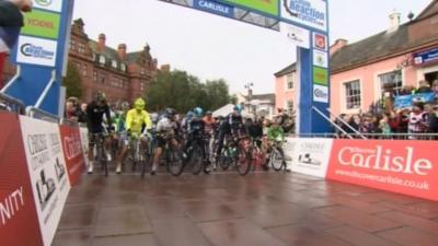 Tour of Britain in Carlisle in 2012