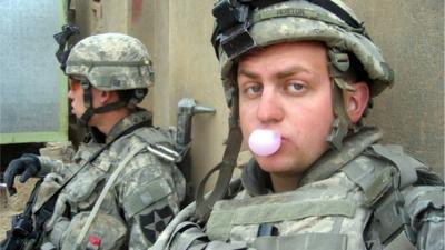 Soldier Alex Horton in Iraq