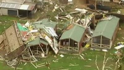 Tornado damage