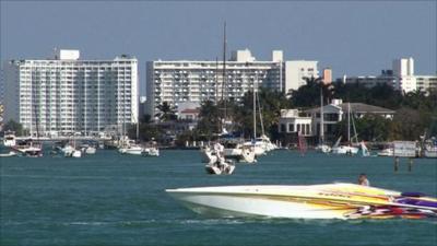 The waterfront in Miami