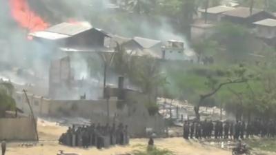 Aftermath of violence in Burma