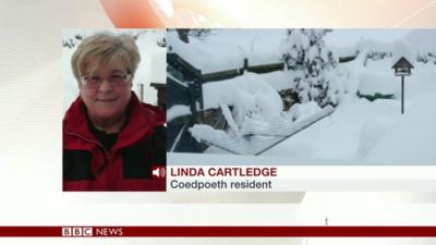 Coedpoeth resident Linda Cartledge