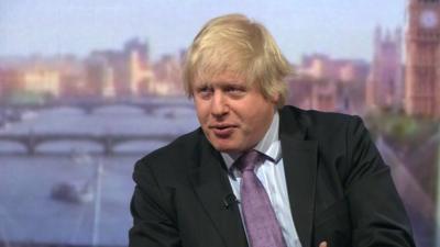 Boris Johnson on The Andrew Marr Show