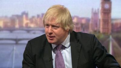 Boris Johnson on The Andrew Marr Show