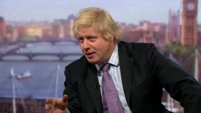 Boris Johnson on The Andrew Marr Show