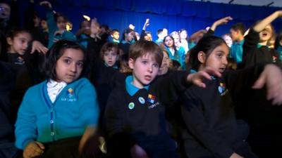 Langley Hall Primary Academy pupils