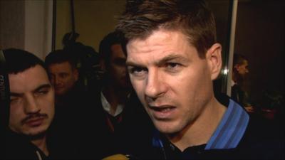 England captain Steven Gerrard