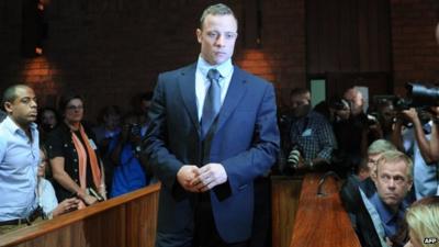 Oscar Pistorius in court