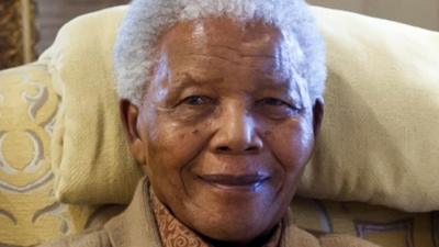 Nelson Mandela, pictured in 2012