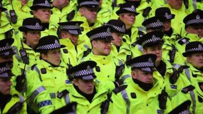 Police in Glasgow