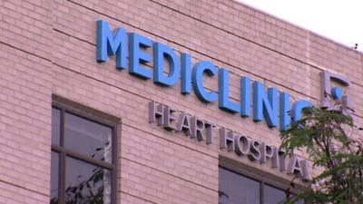 Mediclinic Heart Hospital where Nelson Mandela is believed to be receiving treatment