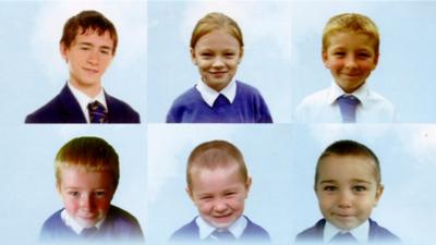 The six Philpott children who died in the blaze