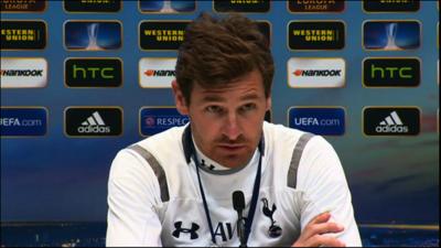 Tottenham manager Andre Villas-Boas