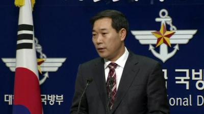 South Korea Defence Ministry spokesman Wi Yong-Sup