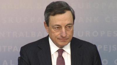 ECB president Mario Draghi