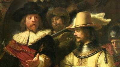 Rembrandt's The Night Watch detail