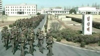 North Korean soldiers