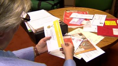 MP Heather Wheeler with scam mail