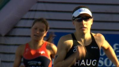 Maaike Caelers and Anne Haug (L-R)