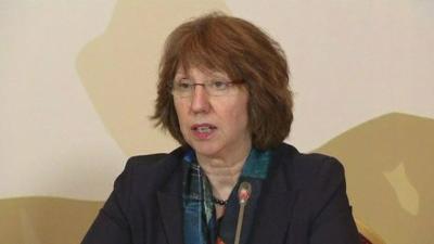 EU foreign policy chief Catherine Ashton