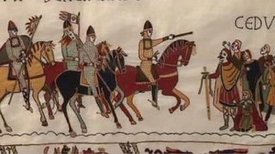 Alderney's Bayeux Tapestry panel