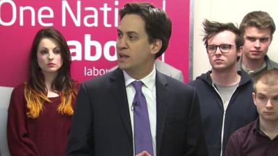 Labour leader, Ed Miliband