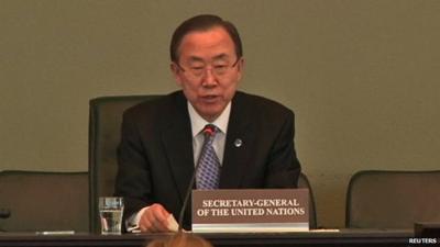 UN Secretary General Ban Ki-moon