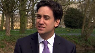 Labour leader Ed Miliband