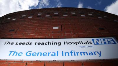 Leeds Gerneral Infirmary sign