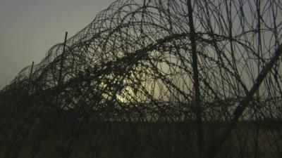 Fence on Yemen border